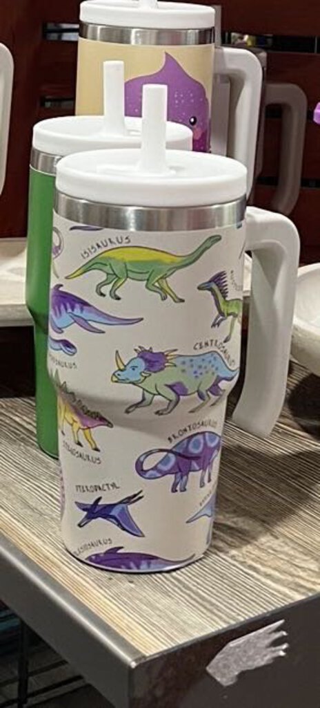 NO-SPILL 20 OZ KID CUP-DINO