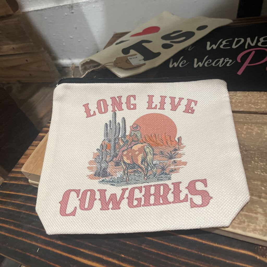 Long Live Cowgirls Makeup Bag