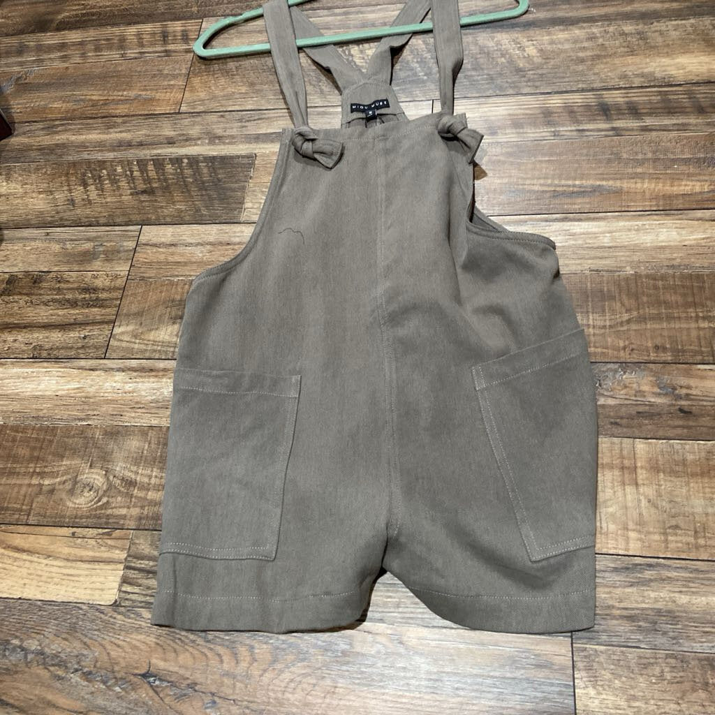 Cotton Linen Short Overall