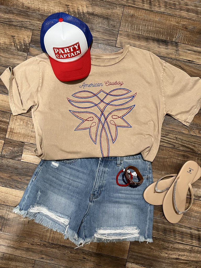 American Cowboy Oversized Tee