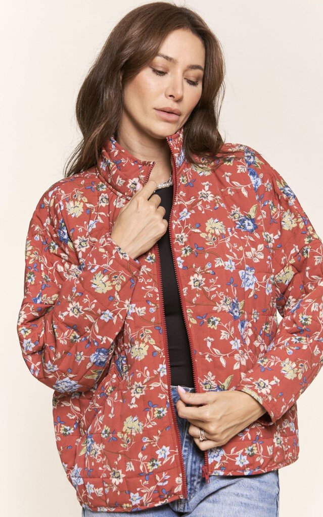 Floral Quilted Jacket