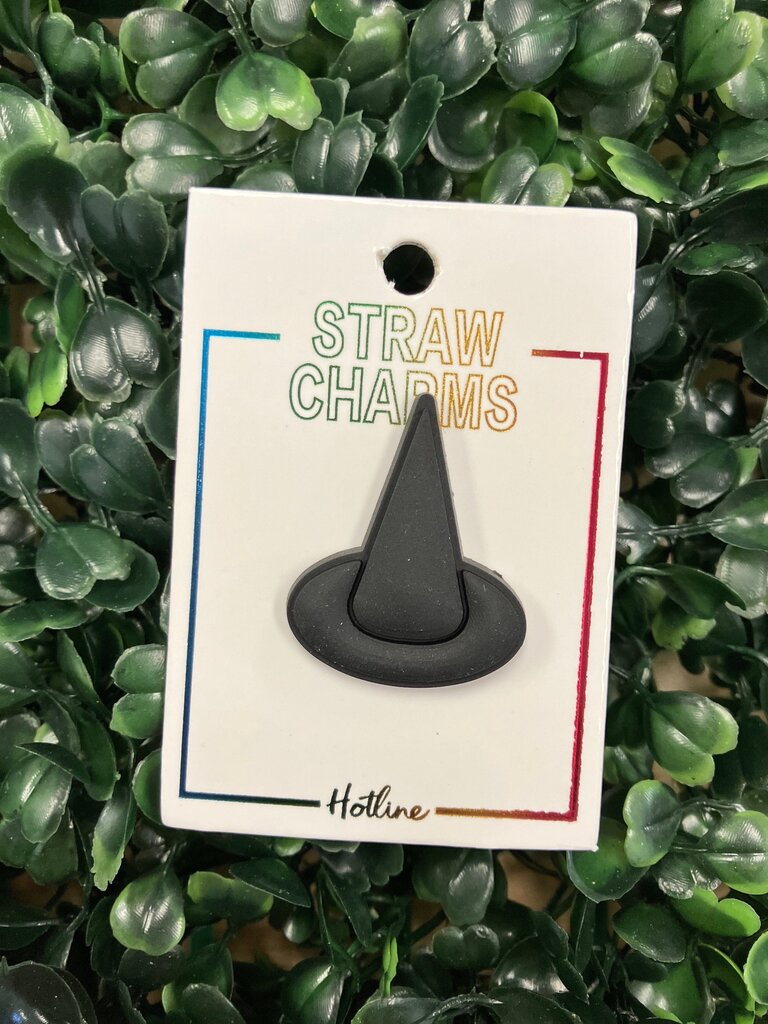 Witch Hat Straw Charm