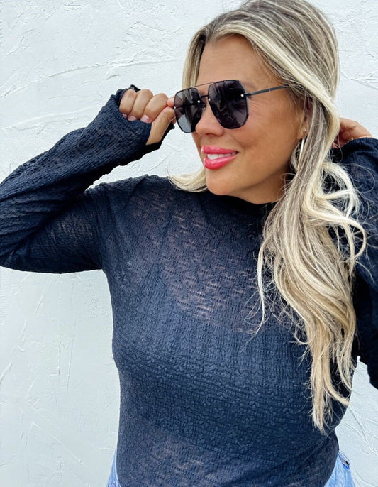 Jules Sheer Lace Top