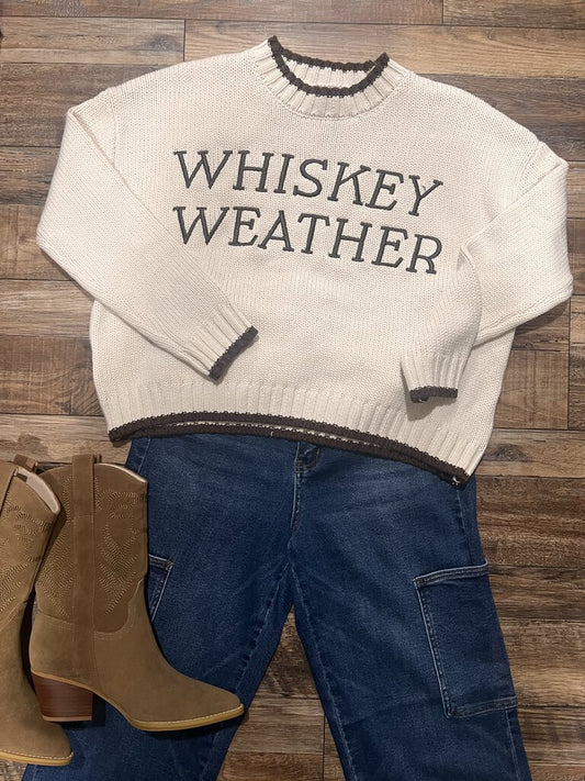 Whiskey Weather Sweater