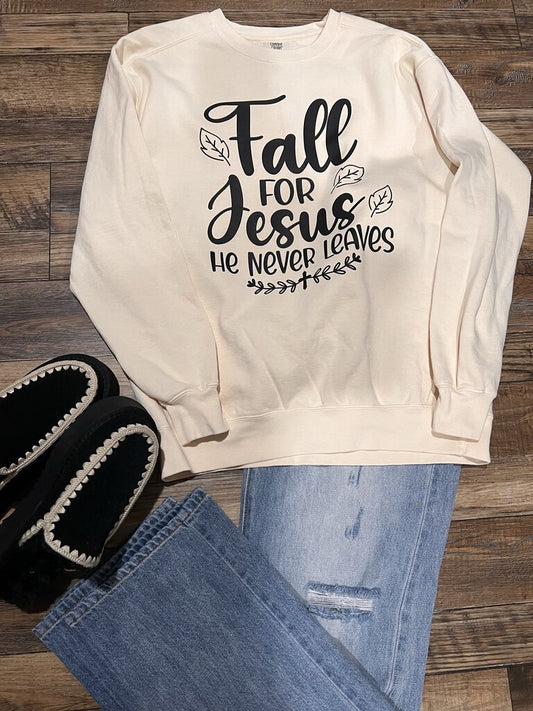 Fall For Jesus Sweatshirt