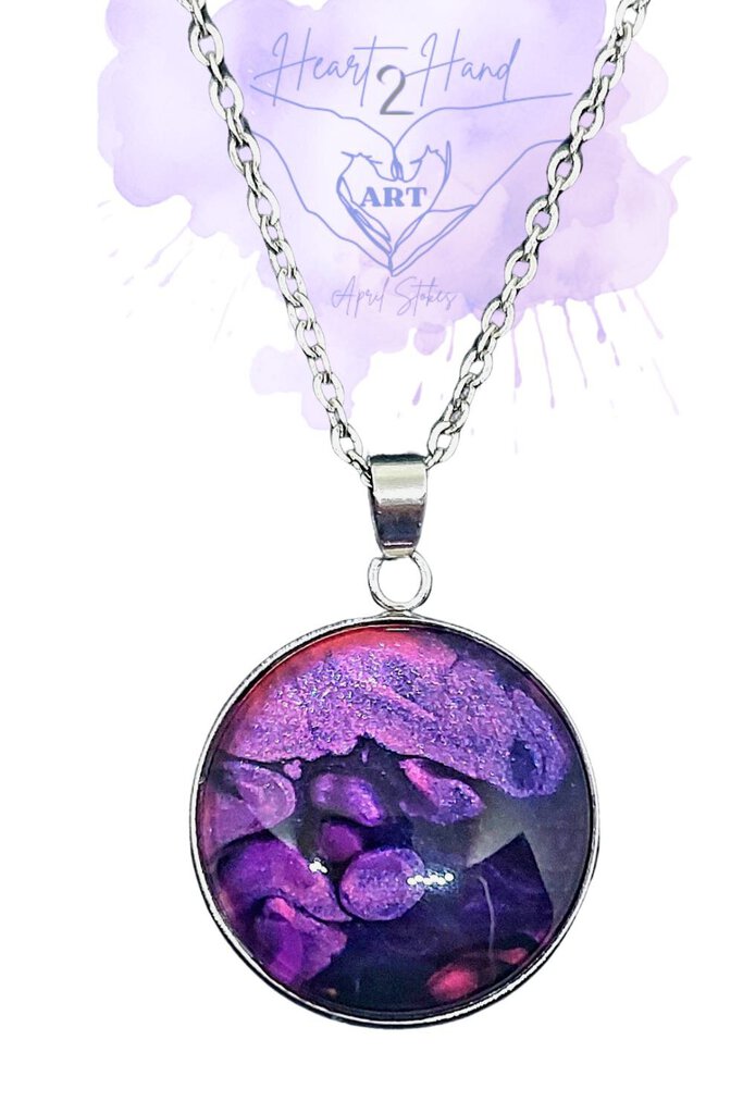 Pendant Purple Stainless Steel
