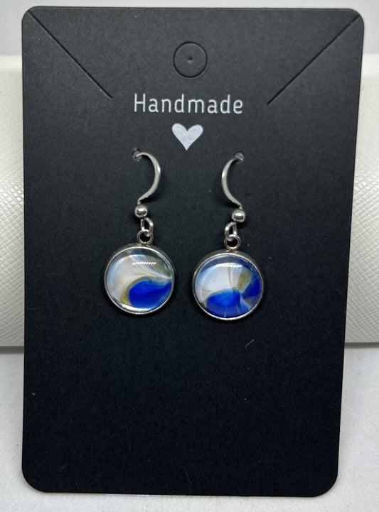 Earrings Sm blue