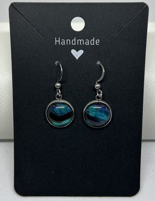 Earrings Sm Dark Teal