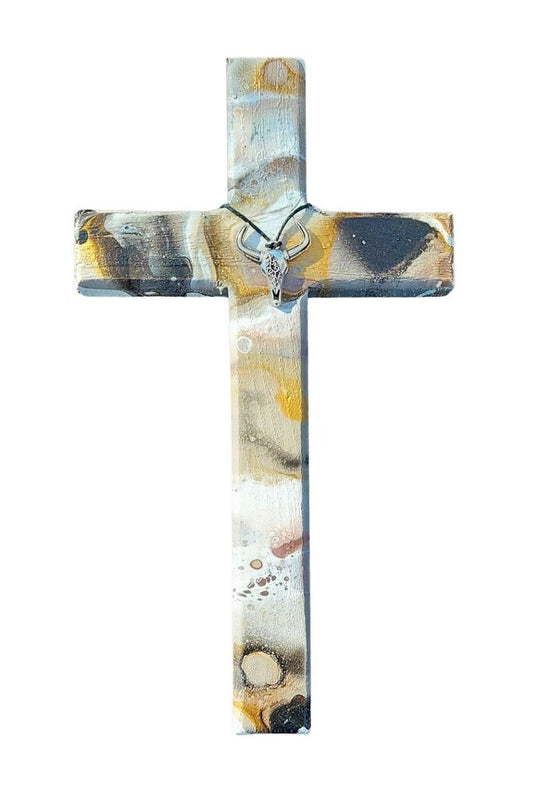 Painted Cross White
