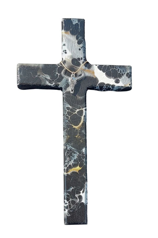 Painted Cross Black