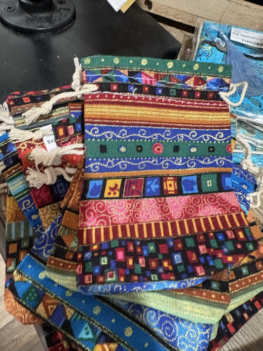 Bags, Boho drawstring 4x6