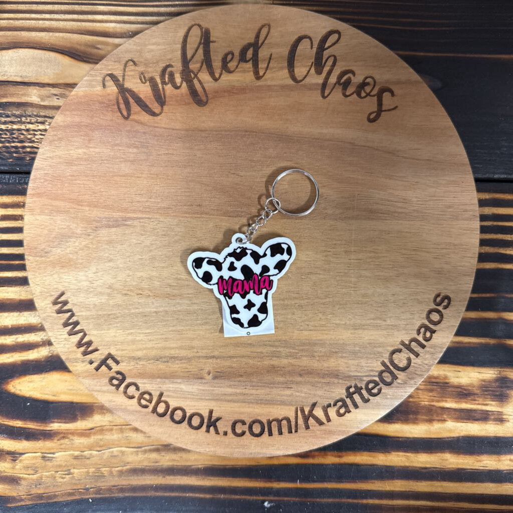 Acrylic Keychain - Mama Cow