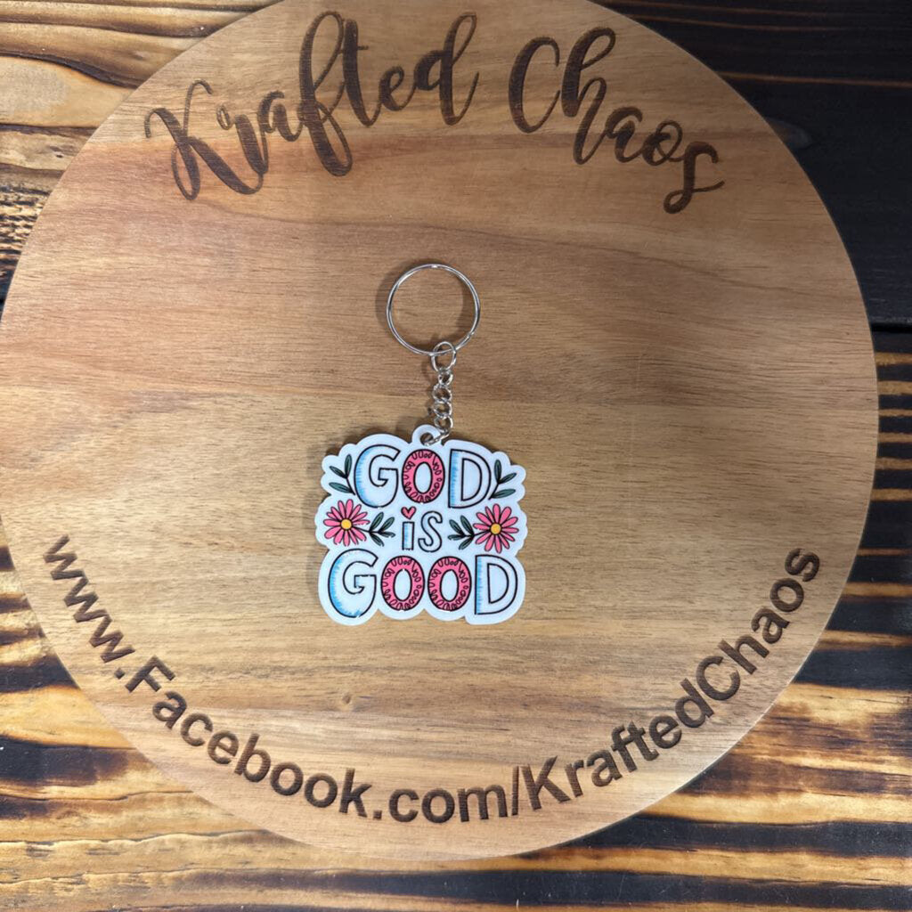 Acrylic Keychain - God is Good