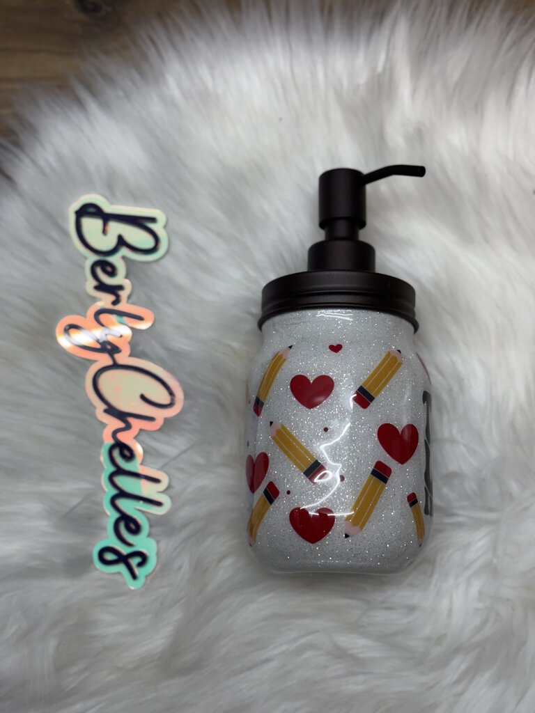 16 OZ SOAP DISPENSER TEACH LOVE INSPIRE