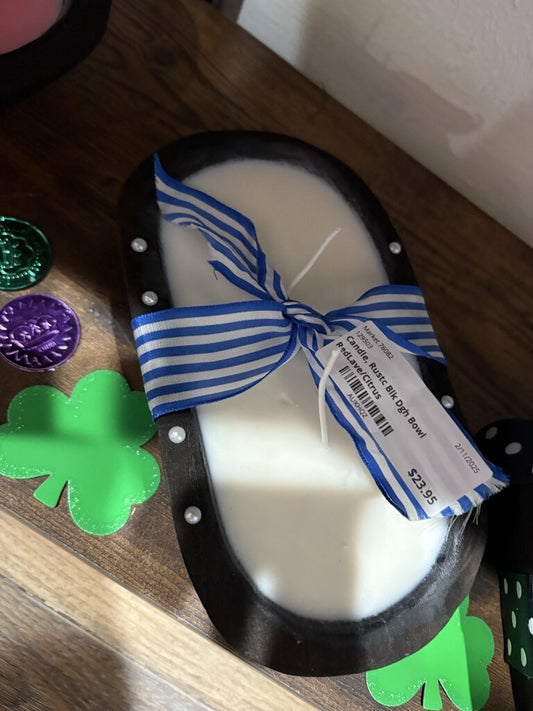 Candle, Rustc Blk Dgh Bowl Cactus/Sandalwood