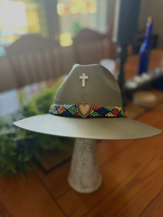 Hat, Summer W/Hatband Sage