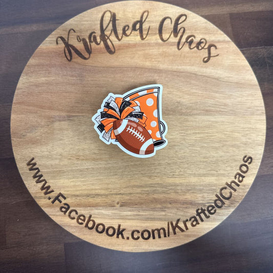 Bogg Charm - Megaphone/Pom/Football orange