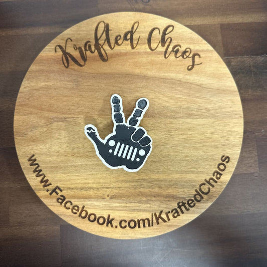 Bogg Charm - Jeep Wave w/ Logo