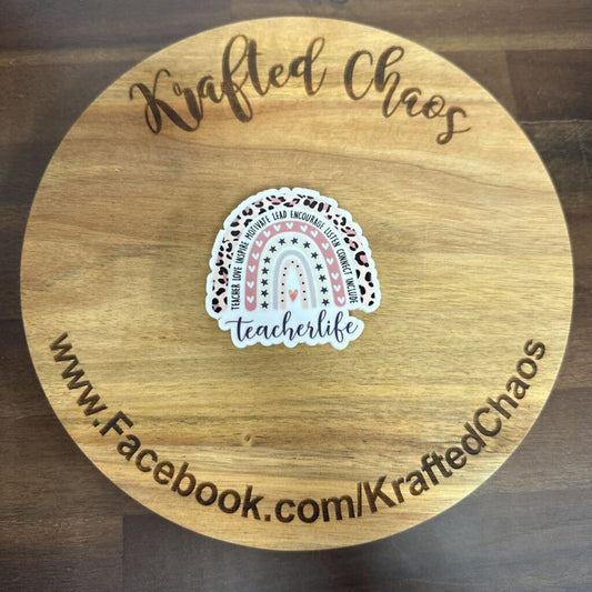 Bogg Charm - Teacher Rainbow