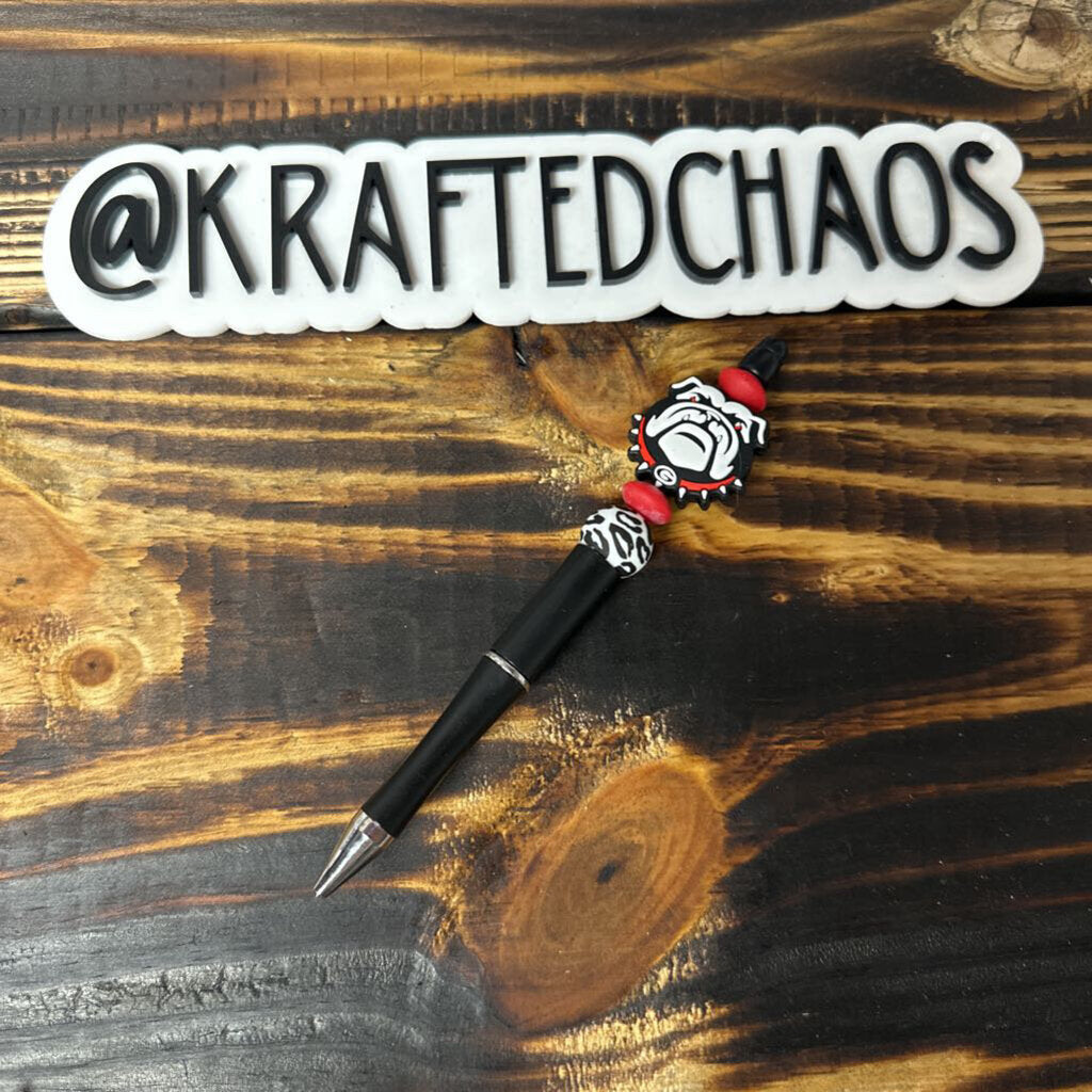 Pen - Red Bulldog - Style 1