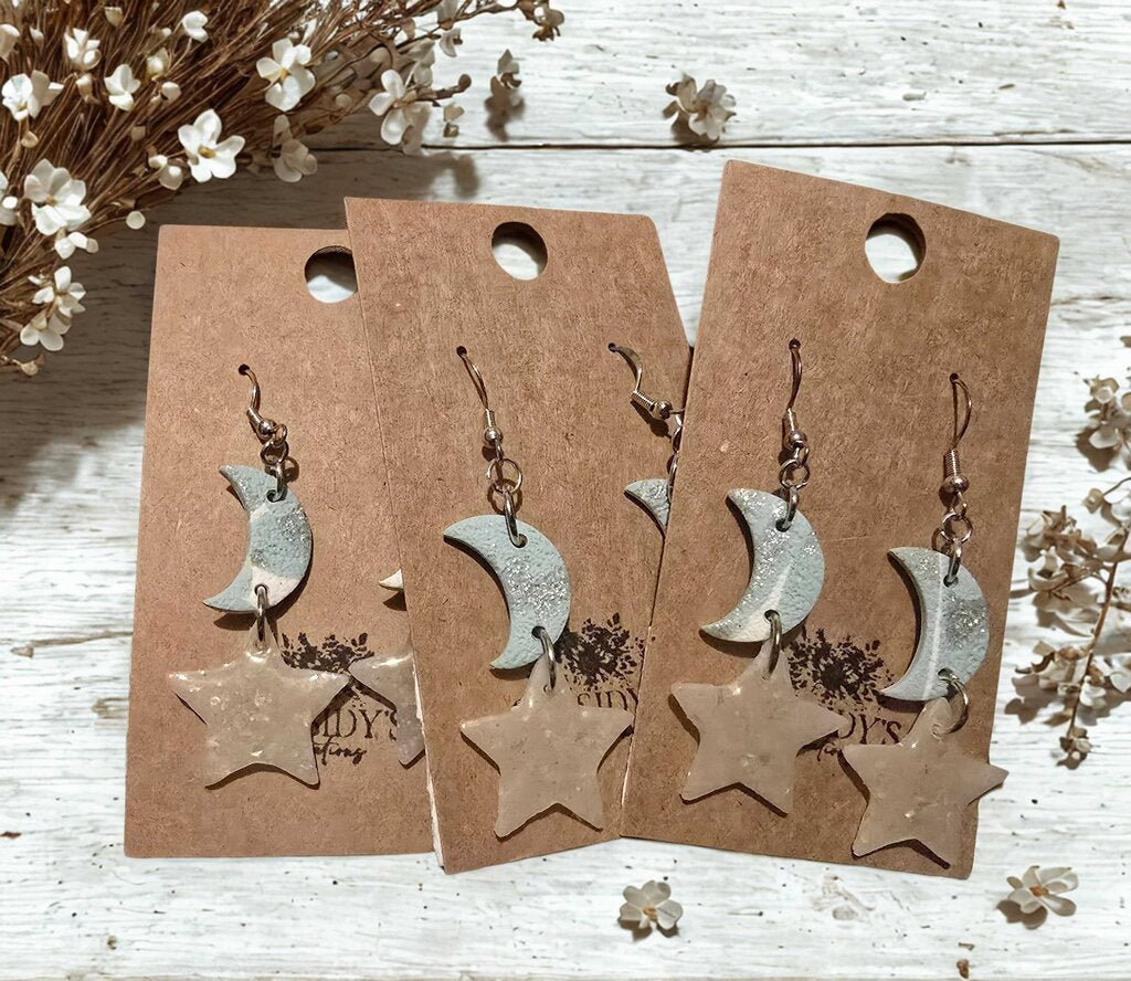 Star & Moon Dangles