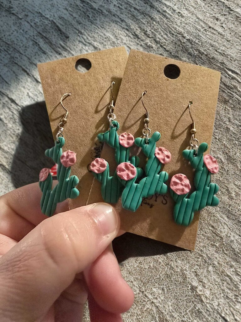 Cactus Dangles w/flower