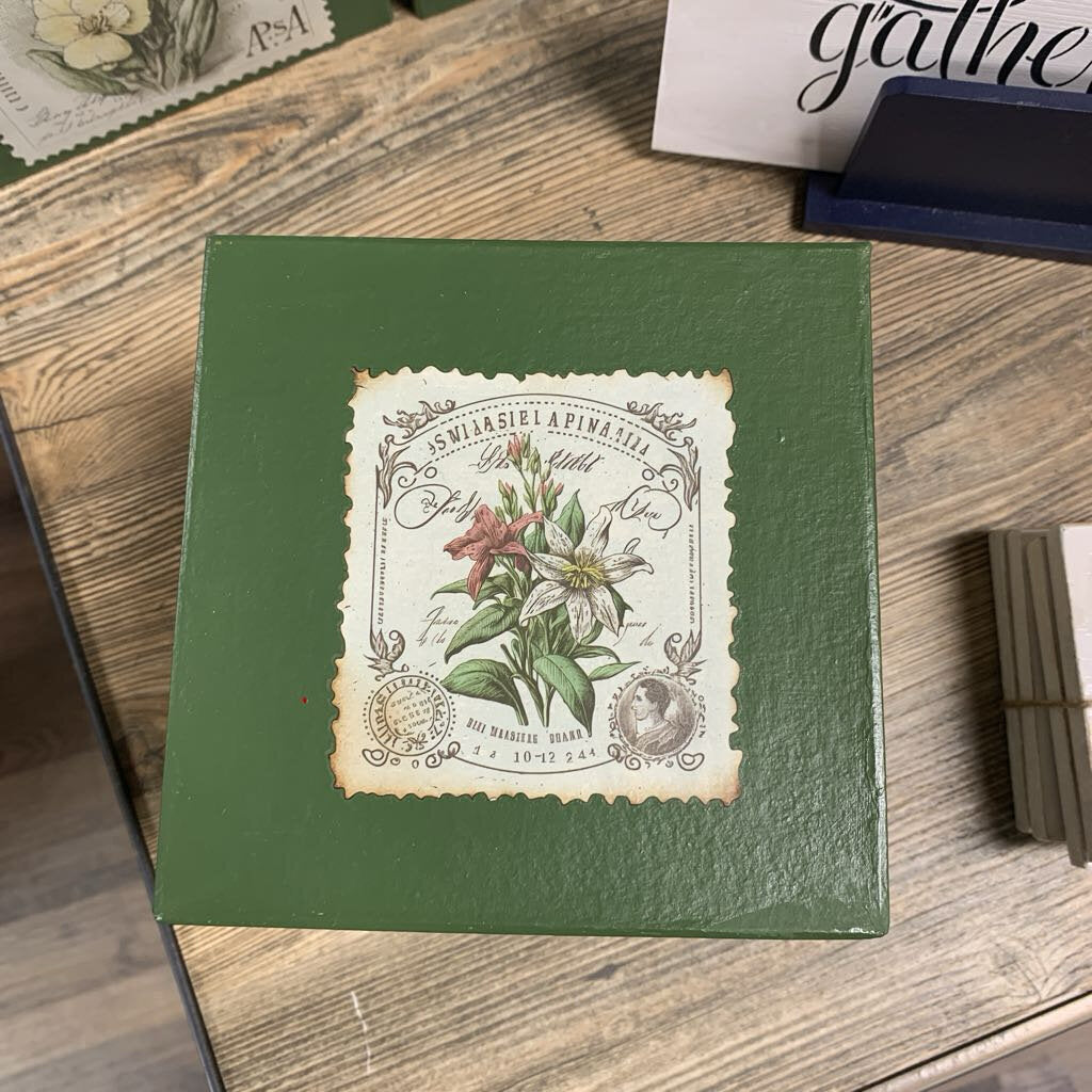 Paper Mache Box Square 6