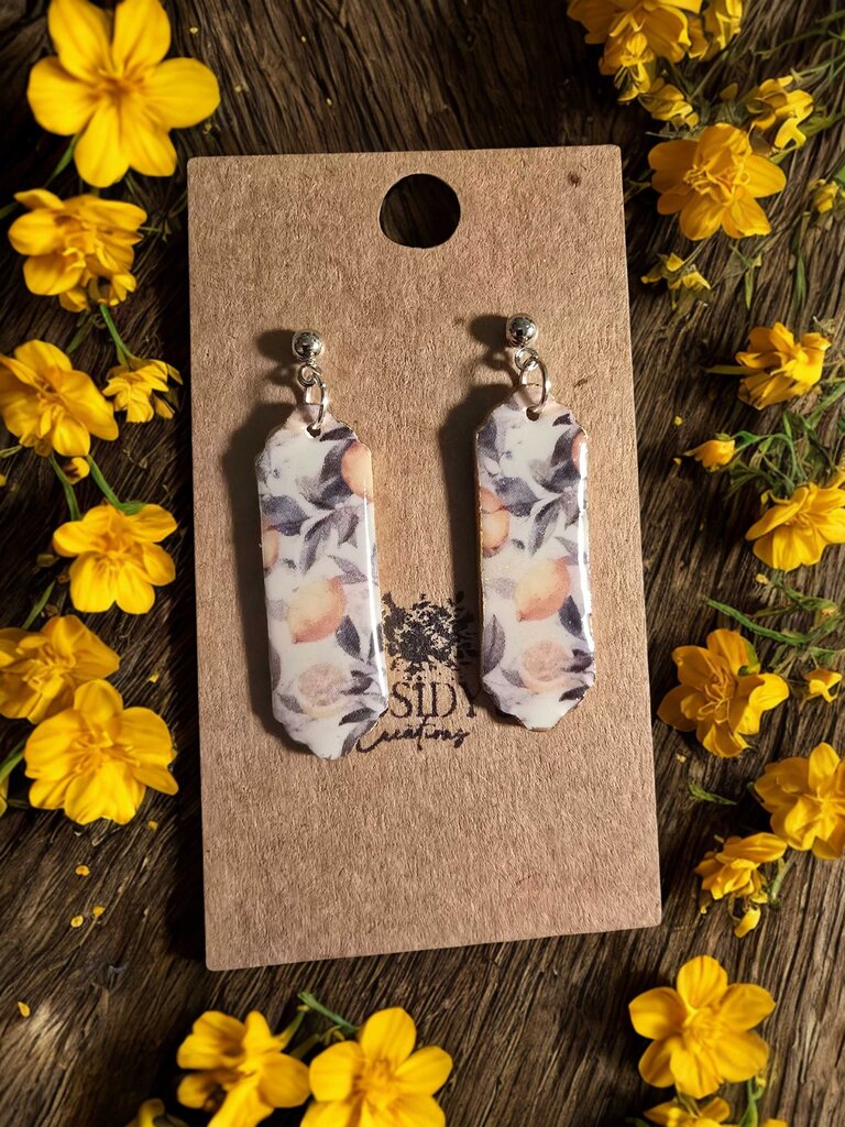 Lemon Dangles Silver