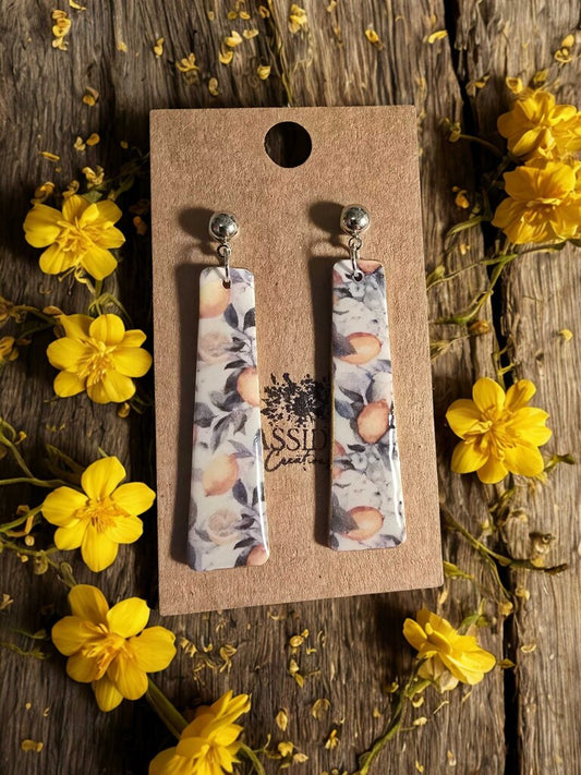 Lemon Dangles Lrg Silver