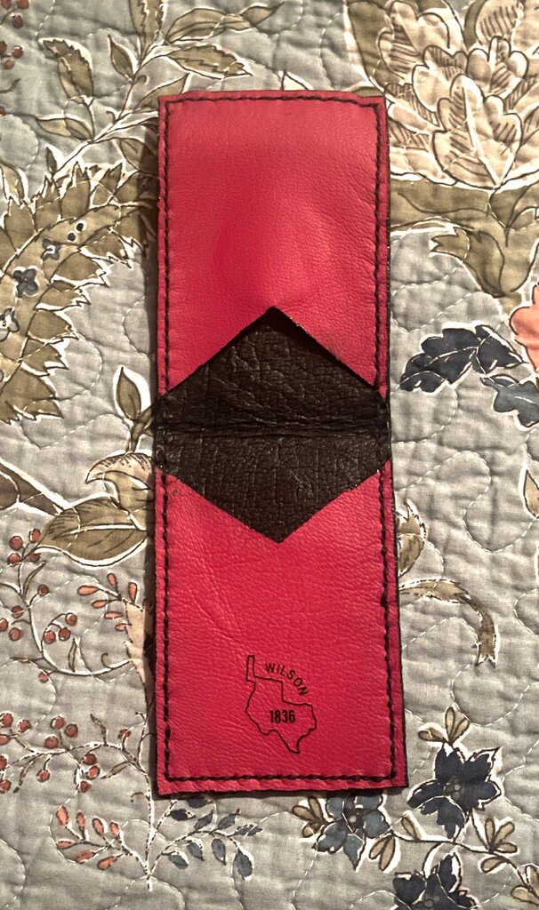 Ring Lizard Minimalist Wallet Red/Black