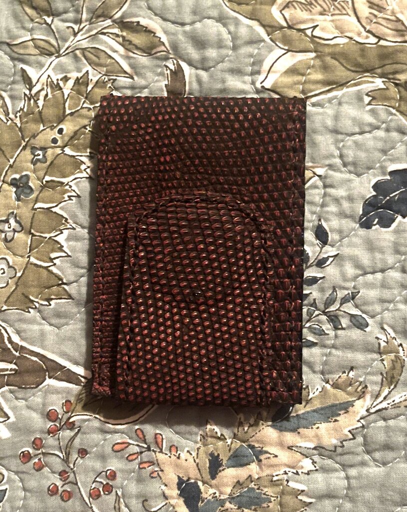 Ring Lizard Minimalist Wallet Red/Black