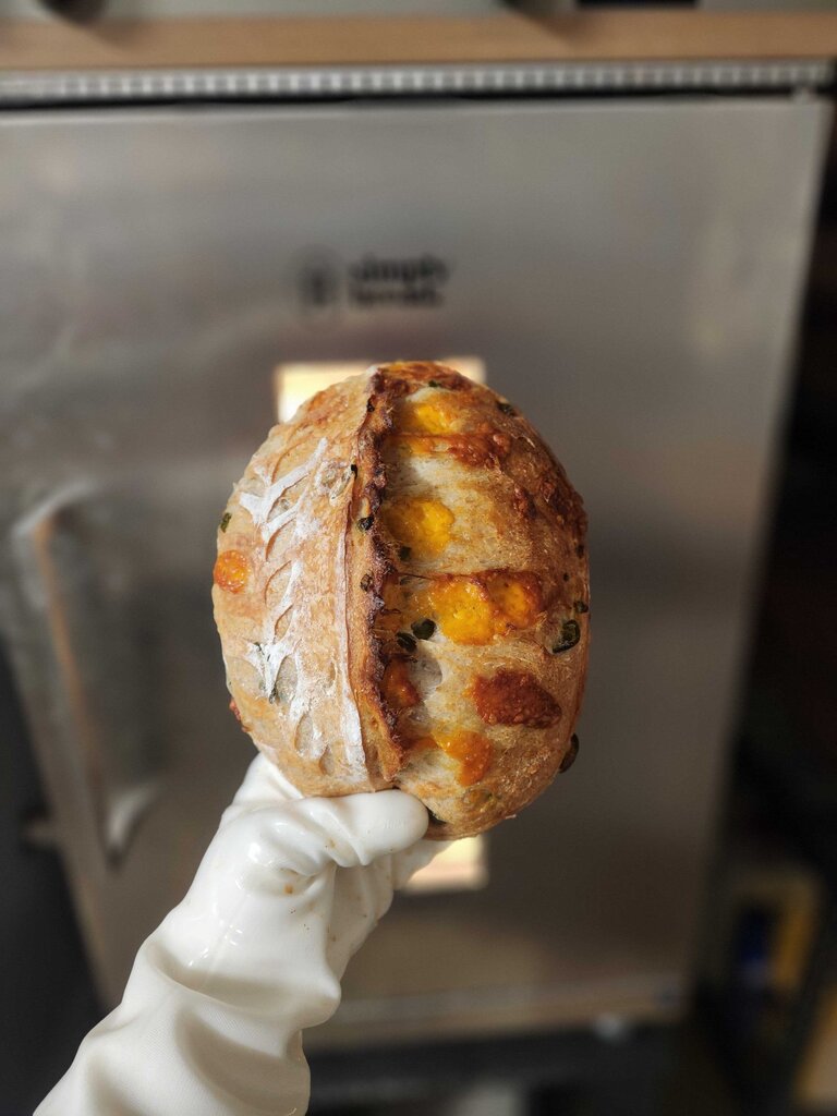 Jalapeno Cheddar Sourdough Loaf