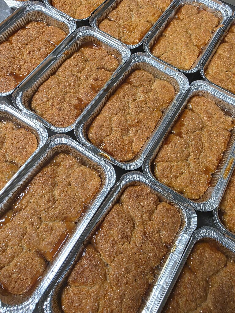 Peach Sourdough Cobbler