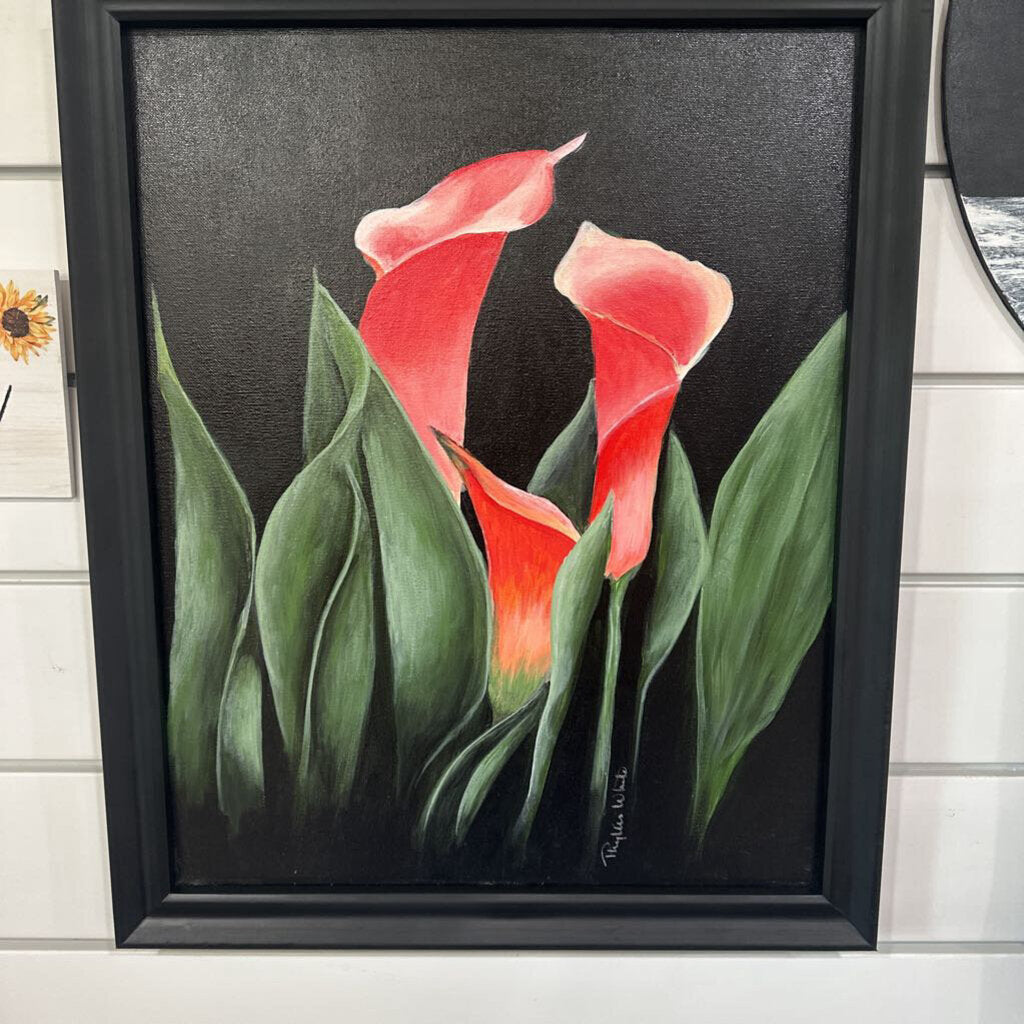 Calla Lillies Framed