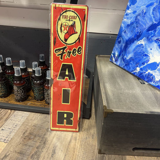 Sign, Metal Fire Chief