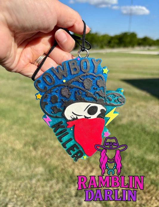 Cowboy Killer Freshie in Pina Colada Scent