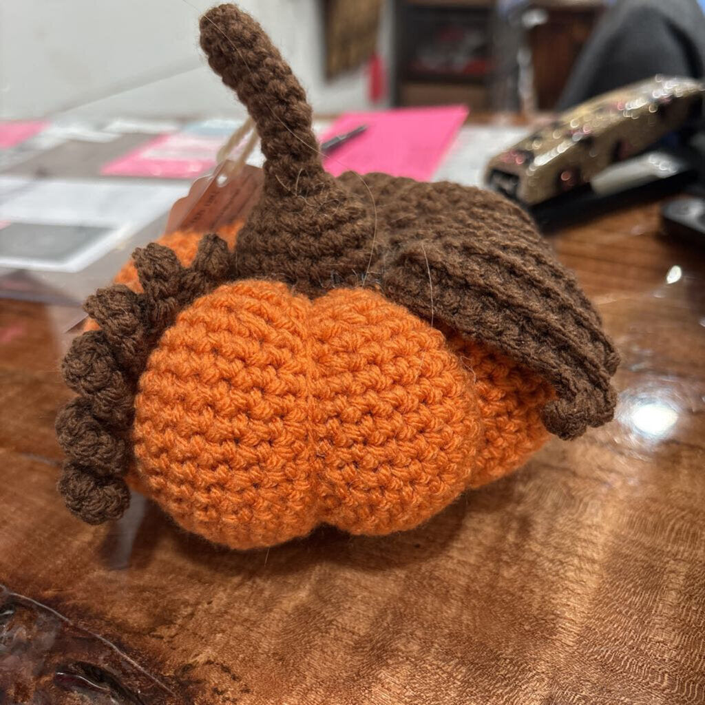 Orange Crochet Pumpkin