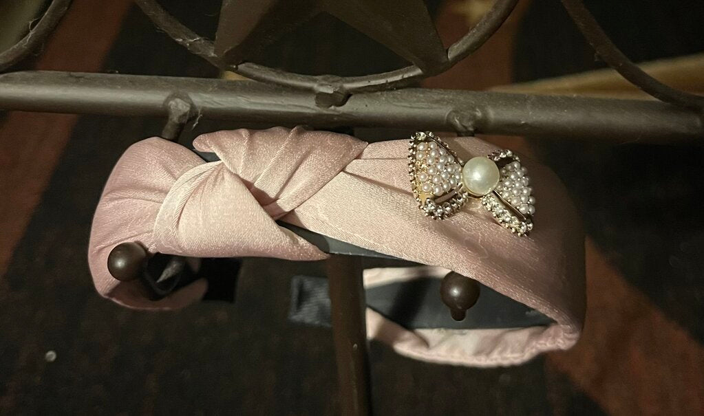 HEADBAND-PINK BOW