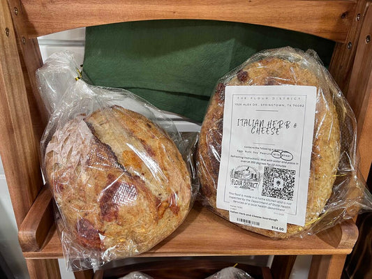 Italian Herb and Cheese Sourdough