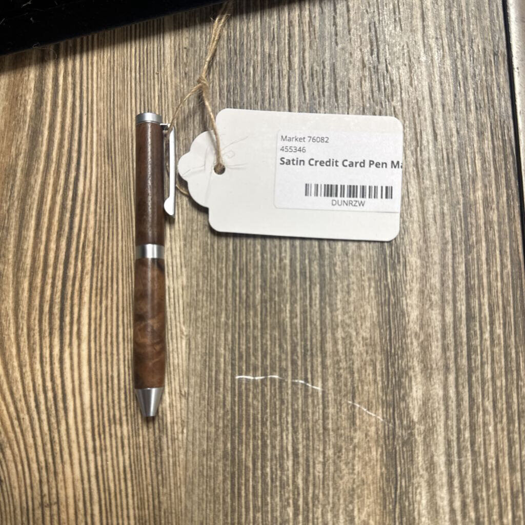 Satin Credit Card Pen