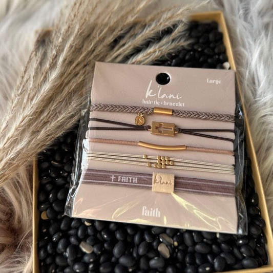 Faith - K'lani Bracelet Hair Tie Set