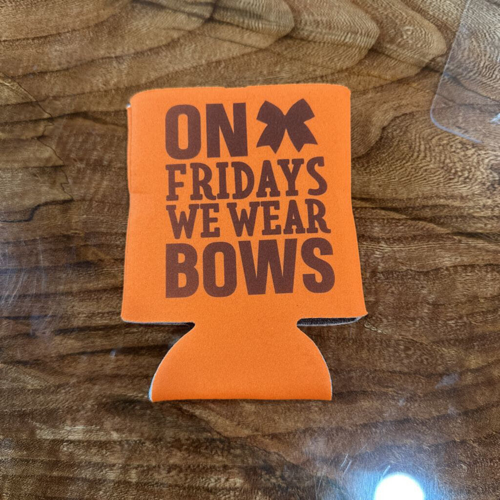 Orange Koozies - Friday Bows