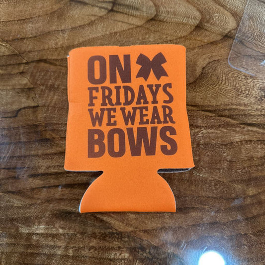 Orange Koozies - Friday Bows