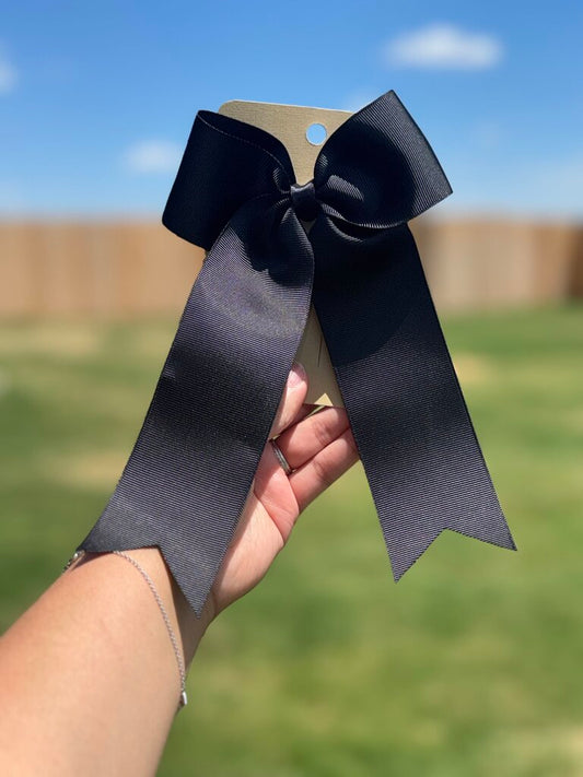 Thin Cheer bow Black