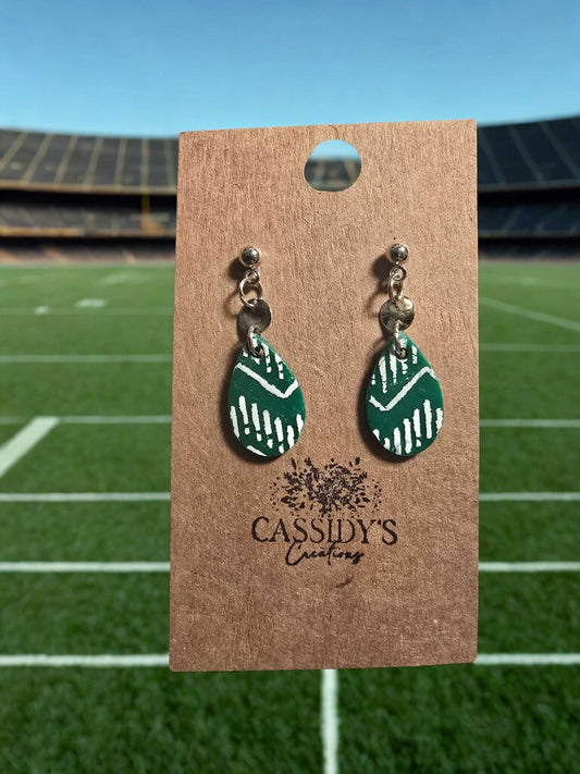 Hornets small teardrop dangle