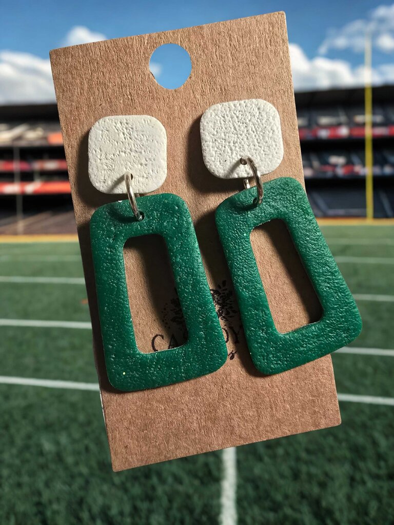 Hornets Rectangle Dangles