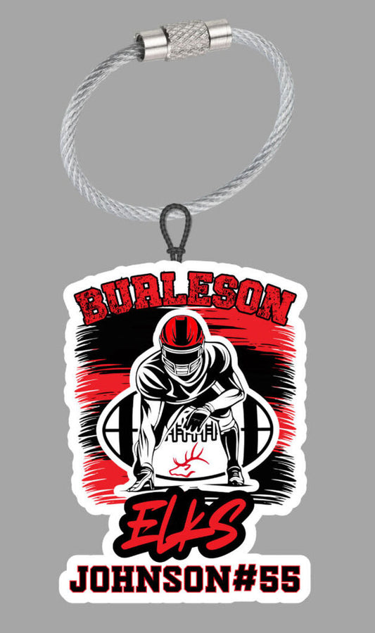 Custom Beaded Bag Tag- Alyssa Johnson