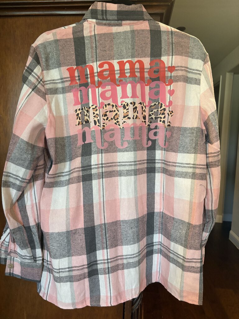 Shirt, Flannel "Mama Mama"