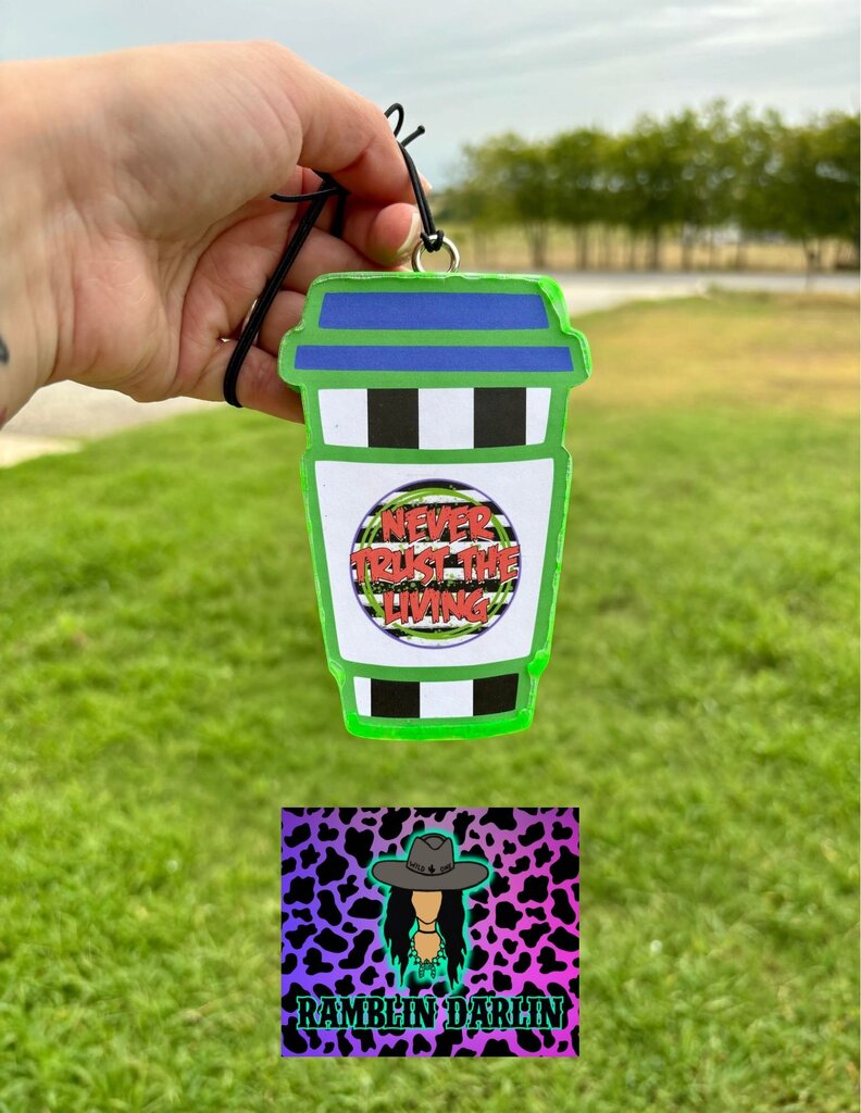 Halloween Latte Cup Freshie in Love Spell Scent