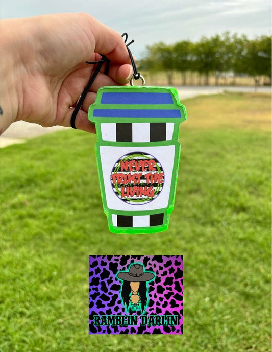 Halloween Latte Cup Freshie in Love Spell Scent